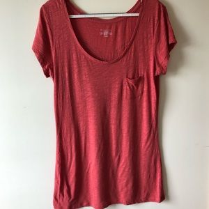 Victoria’s Secret XL coral colored top gold wings